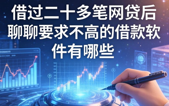 借过二十多笔网贷后，聊聊要求不高的借款软件有哪些
