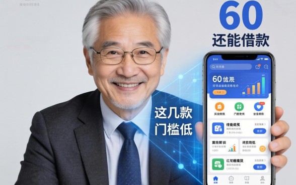 60岁还能借款的软件有哪些?这几款门槛低的或许能帮上忙