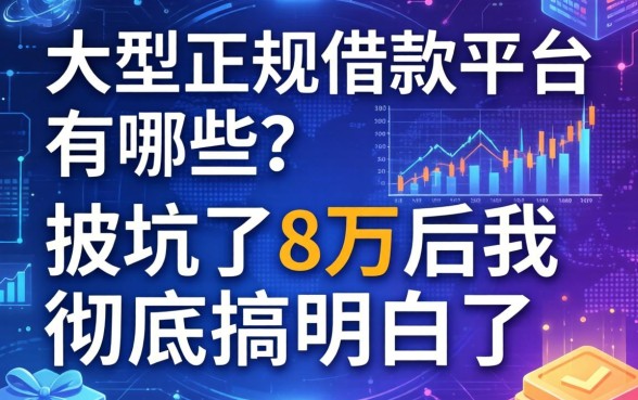 大型正规借款平台有哪些？被坑了8万后我彻底搞明白了