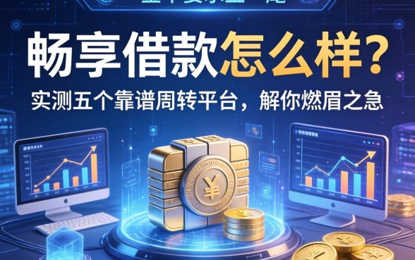 畅享借款怎么样?实测五个靠谱周转平台,解你燃眉之急