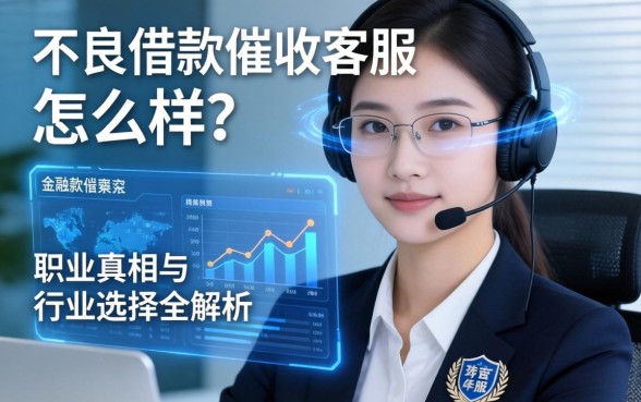 不良借款催收客服怎么样？职业真相与行业选择全解析