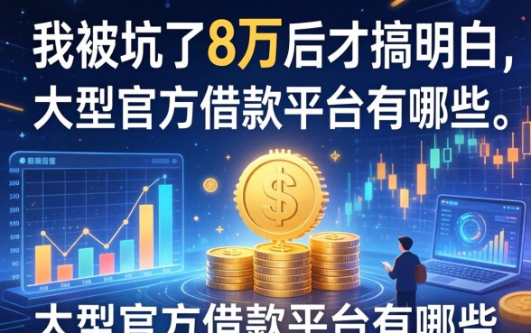 我被坑了8万后才搞明白，大型官方借款平台有哪些