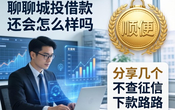 聊聊城投借款不还会怎么样吗,顺便分享几个不查征信的下款路子