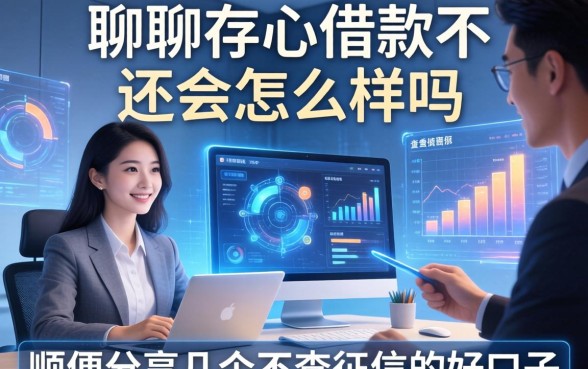 聊聊存心借款不还会怎么样吗,顺便分享几个不查征信的好口子