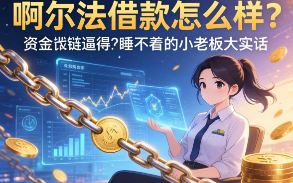 啊尔法借款怎么样？一个被资金链逼得睡不着的小老板大实话