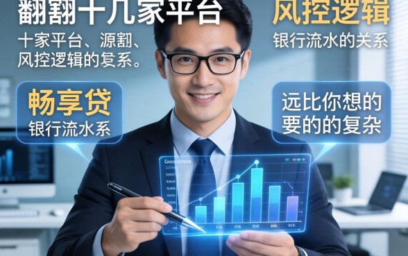 我翻了十几家平台的风控逻辑，发现畅享贷和银行流水的关系，远比你想的要复杂