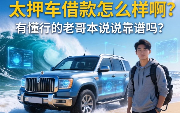 大浪押车借款怎么样啊，有懂行的老哥来说说靠谱吗？