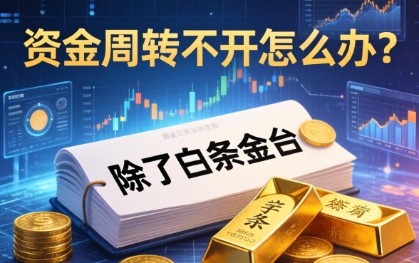 资金周转不开怎么办？除了白条金条还有哪些借款平台能解燃眉之急？