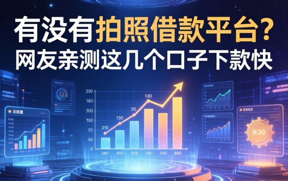 有没有不拍照借款平台？网友亲测这几个口子下款快