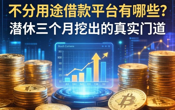 不分用途借款平台有哪些？我潜伏三个月挖出的真实门道