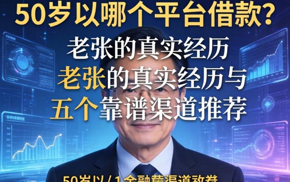 50岁以上哪个平台借款?老张的真实经历与五个靠谱渠道推荐