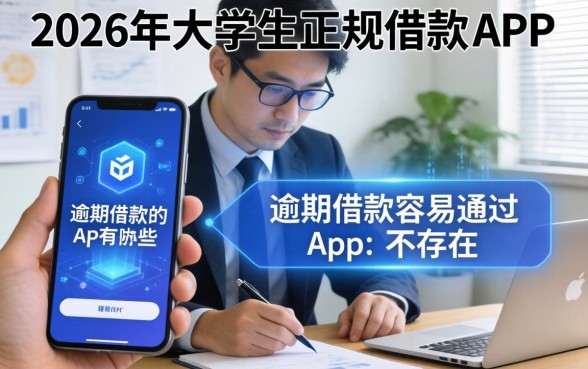 我整理了2026年大学生正规的借款app有哪些，发现逾期借款容易通过的app并不存在