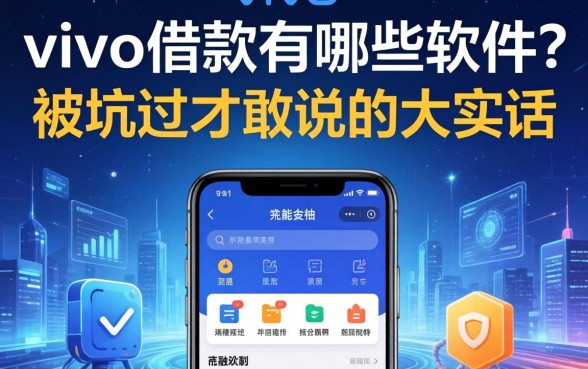 vivo借款有哪些软件？被坑过才敢说的大实话