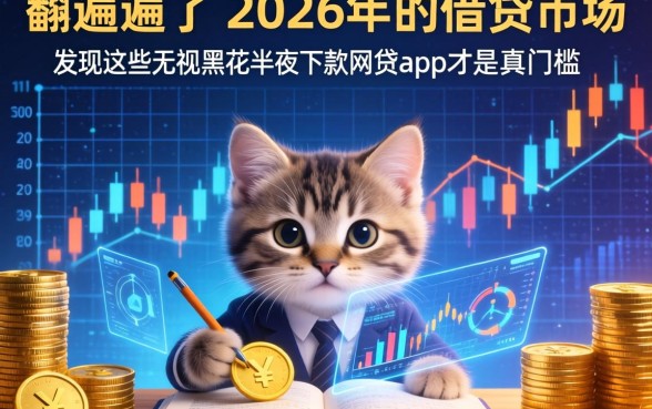 我翻遍了2026年的借贷市场，发现这些无视黑花半夜下款的网贷app才是真门槛