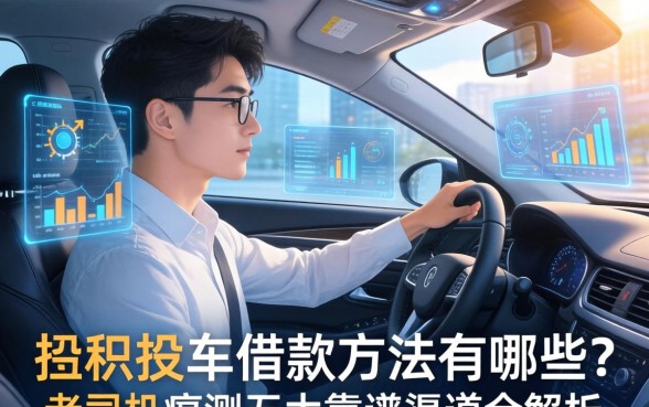 按揭车借款方法有哪些?老司机亲测五大靠谱渠道全解析