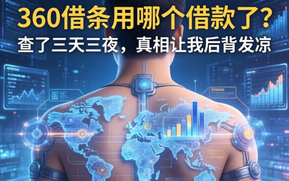 360借条用哪个借款了？查了三天三夜，真相让我后背发凉