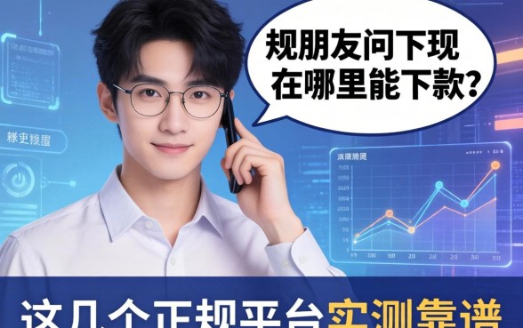 帮朋友问下现在哪里能下款?这几个正规平台实测靠谱