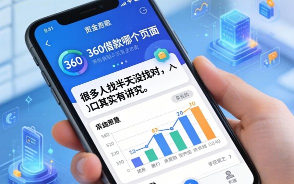 360借款是在哪个页面？很多人找半天没找对，入口其实有讲究