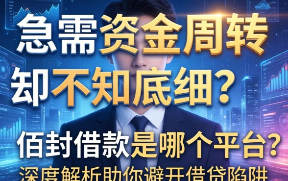 急需资金周转却不知底细？佰仟借款是哪个平台？深度解析助你避开借贷陷阱