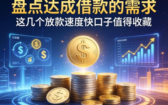 盘点达成借款的需求有哪些,这几个放款速度快的口子值得收藏