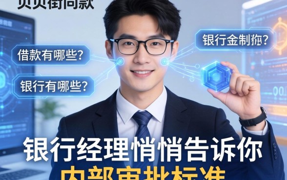 贝贝街同款的借款有哪些?银行经理悄悄告诉你内部审批标准