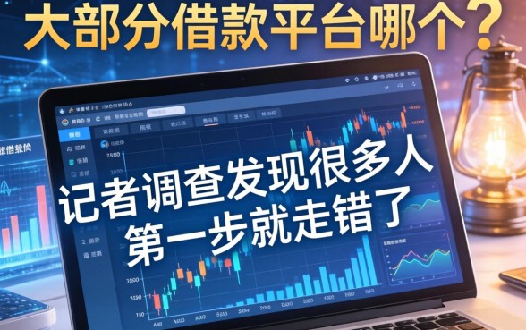 大部分借款平台是哪个？记者调查发现很多人第一步就走错了