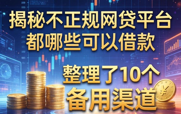 揭秘不正规网贷平台都哪些可以借款,整理了10个备用渠道