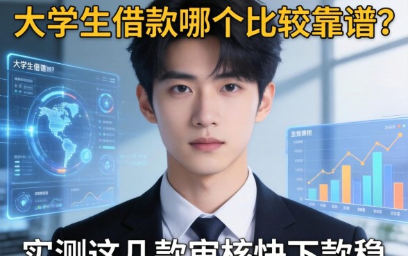 大学生借款哪个比较靠谱？实测这几款审核快下款稳