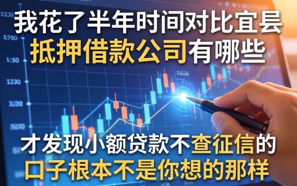 我花了半年时间对比宜春抵押借款公司有哪些，才发现小额贷款不查征信的口子根本不是你想的那样