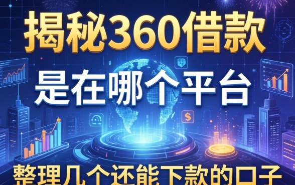 揭秘360借款是在哪个平台，整理几个还能下款的口子