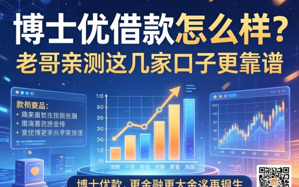 博士优借款怎么样？老哥亲测这几家口子更靠谱