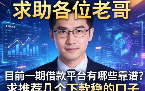 求助各位老哥,目前一期借款的平台有哪些靠谱?求推荐几个下款稳的口子