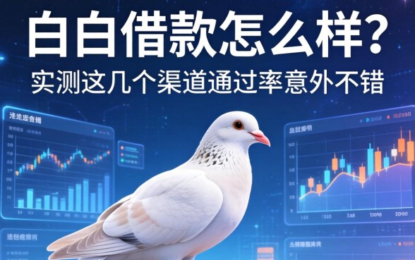 白鸽借款怎么样？实测这几个渠道通过率意外不错