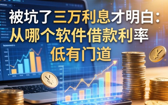 被坑了三万利息才明白：从哪个软件借款利率低有门道