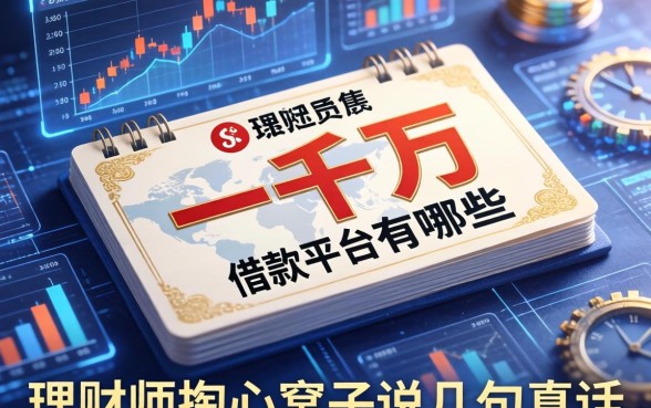 一千块的借款平台有哪些？理财师掏心窝子说几句真话