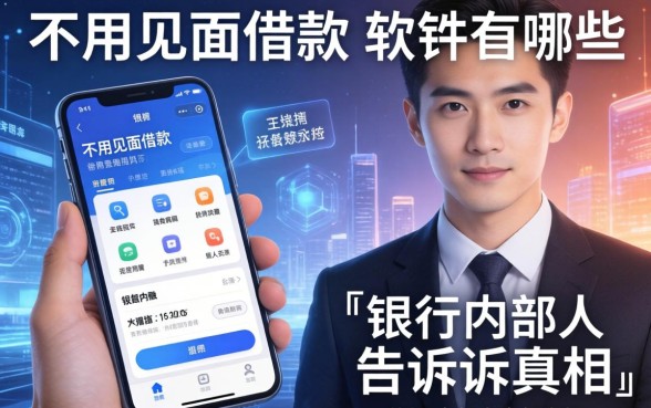 不用见面借款的软件有哪些？银行内部人告诉你真相