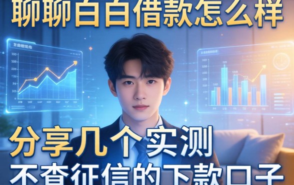 聊聊白白借款怎么样,分享几个实测不查征信的下款口子