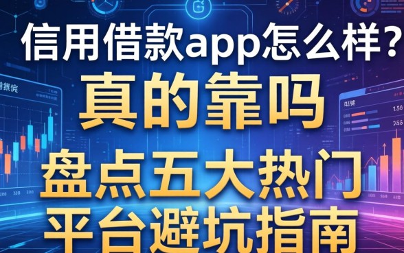 信用借款app怎么样？真的靠谱吗？盘点五大热门平台避坑指南