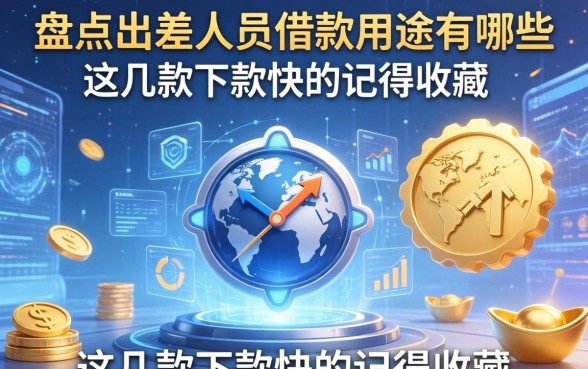 盘点出差人员借款用途有哪些,这几款下款快的记得收藏