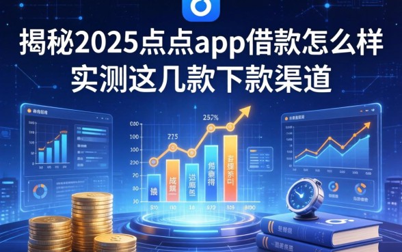 揭秘2025点点app借款怎么样，实测这几款下款渠道