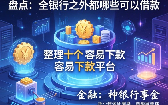 盘点除了银行之外都哪些可以借款,整理十个容易下款的平台