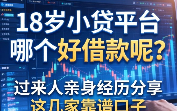 18岁小贷平台哪个好借款呢？过来人亲身经历分享这几家靠谱口子