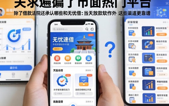 我翻遍了市面热门平台,发现除了借款法院还承认哪些和无忧速借当天放款的软件外,这些渠道更靠谱