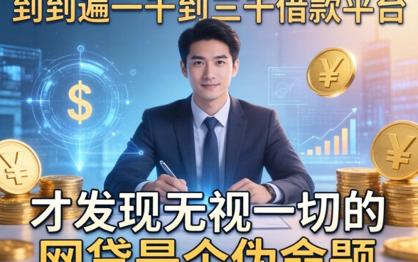 我翻遍了一千到三千的借款平台，才发现无视一切的网贷是个伪命题
