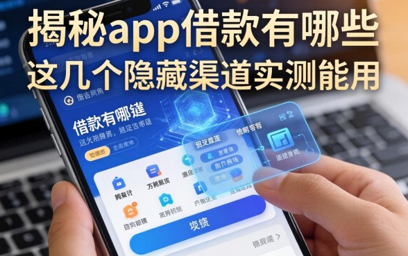 揭秘app借款有哪些功能，这几个隐藏渠道实测能用