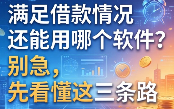 不满足借款情况还能用哪个软件？别急，先看懂这三条路