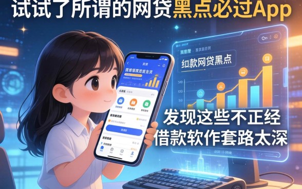 我试了所谓的网贷黑户必过app，发现这些不正经的借款软件套路太深