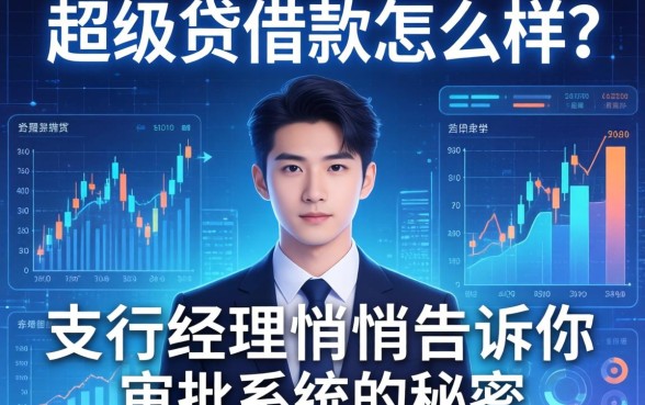 超级贷借款怎么样？支行经理悄悄告诉你审批系统的秘密