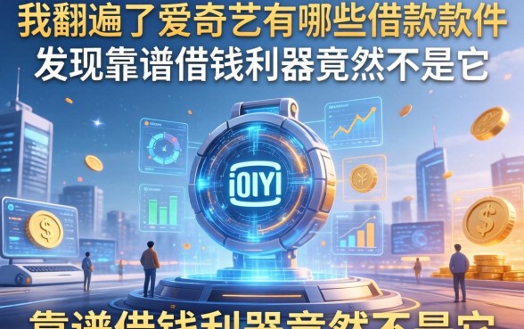 我翻遍了爱奇艺有哪些借款软件，发现靠谱借钱利器竟然不是它