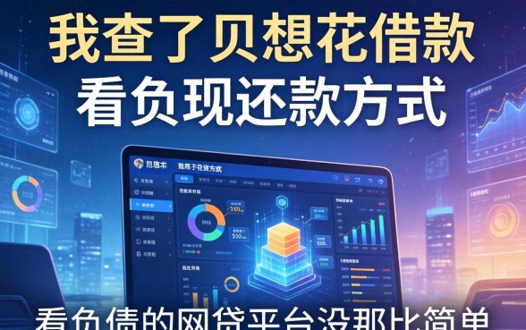 我查了贝想花借款的还款方式，发现不看负债的网贷平台没那么简单
